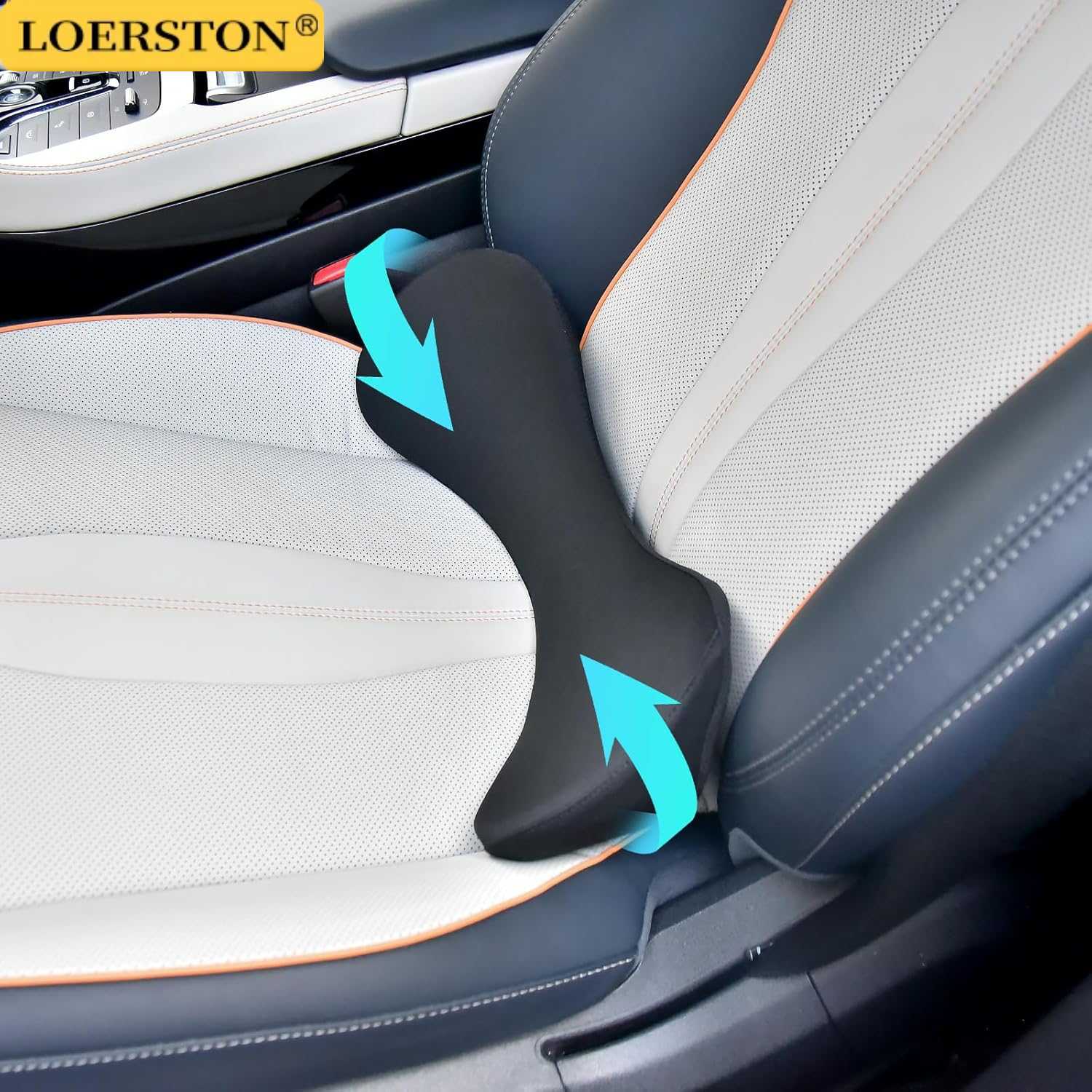 Memory Foam Car Neck Pillow Lumbar Support - Bantal Penyangga Punggung Multifungsi Bantal Penyangga
