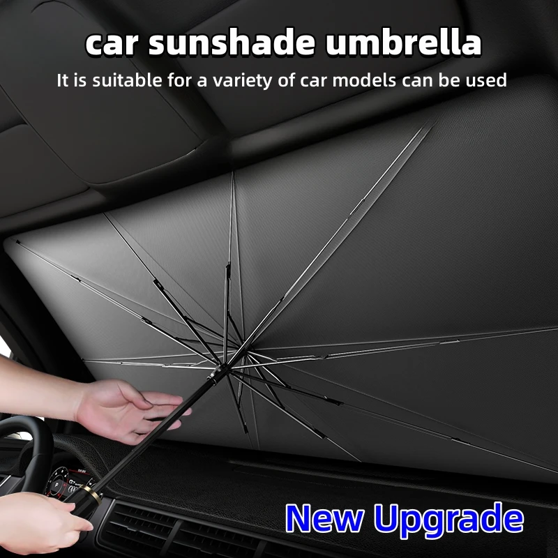 Car Sunshade Windshield Umbrella Foldable - Penutup Depan Mobil Lipat Serbaguna Praktis,