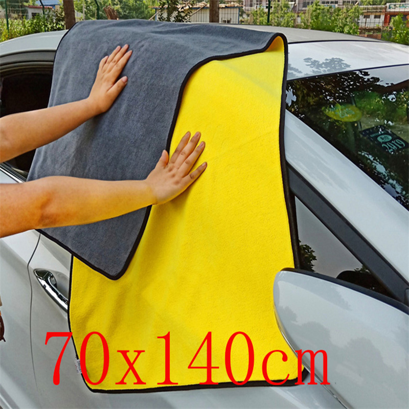Microfiber Car Drying Towel Super Absorbent - Handuk cuci mobil, handuk mikrofiber besar