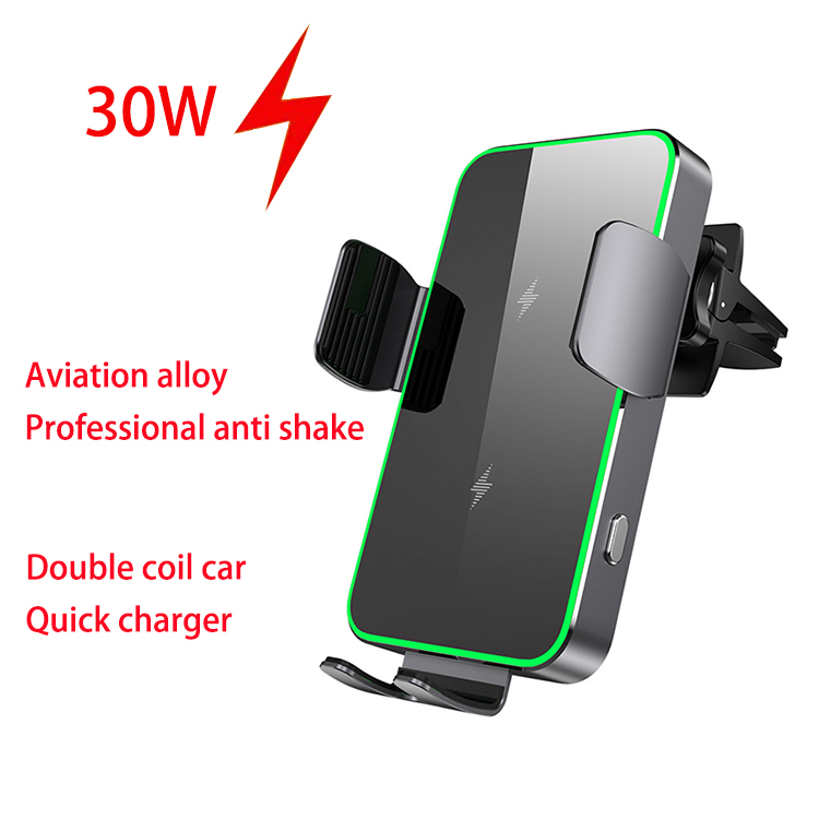 Magnetic Phone Holder For Car Vent - Pengisi Daya Nirkabel Qi2, Dudukan Ponsel