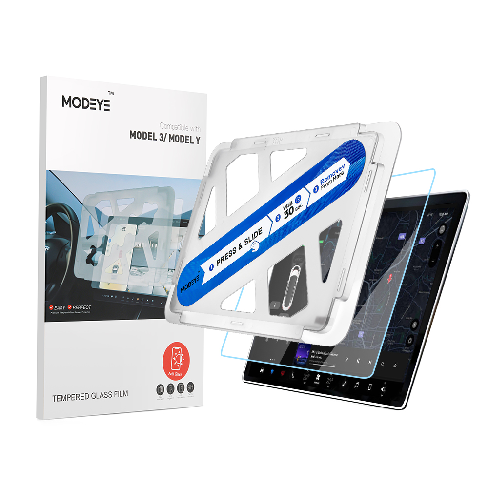 Anti Glare Car Rearview Mirror Film - Film Layar Kontrol Pusat GPS Mobil