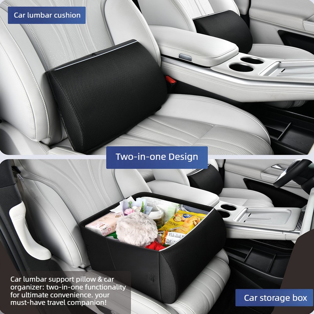 Car Trunk Organizer Foldable Storage Box - Kotak Penyimpanan Bantal Sandaran Kursi Mobil
