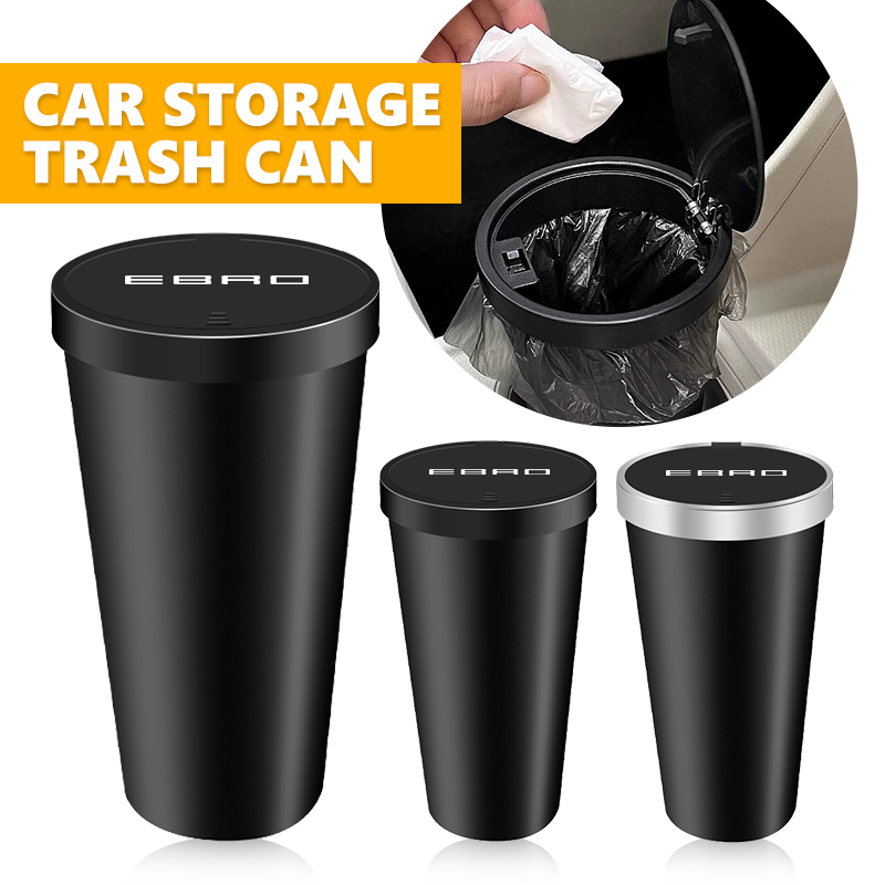 Waterproof Car Trash Can With Lid - Tempat Sampah Mobil Mini Tahan Air