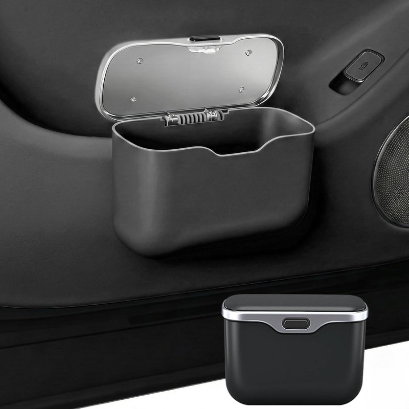 Waterproof Car Trash Can With Lid - Tempat Sampah Mobil dengan Tutup Anti