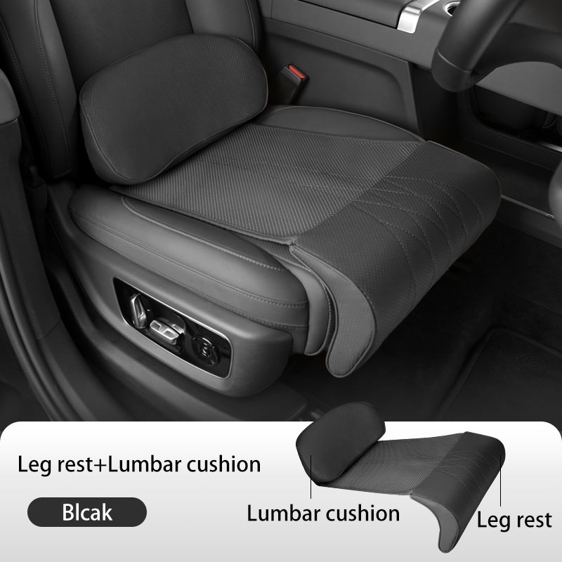 Memory Foam Car Neck Pillow Lumbar Support - Penutup Jok Ekstensi Penyangga Kaki Kulit