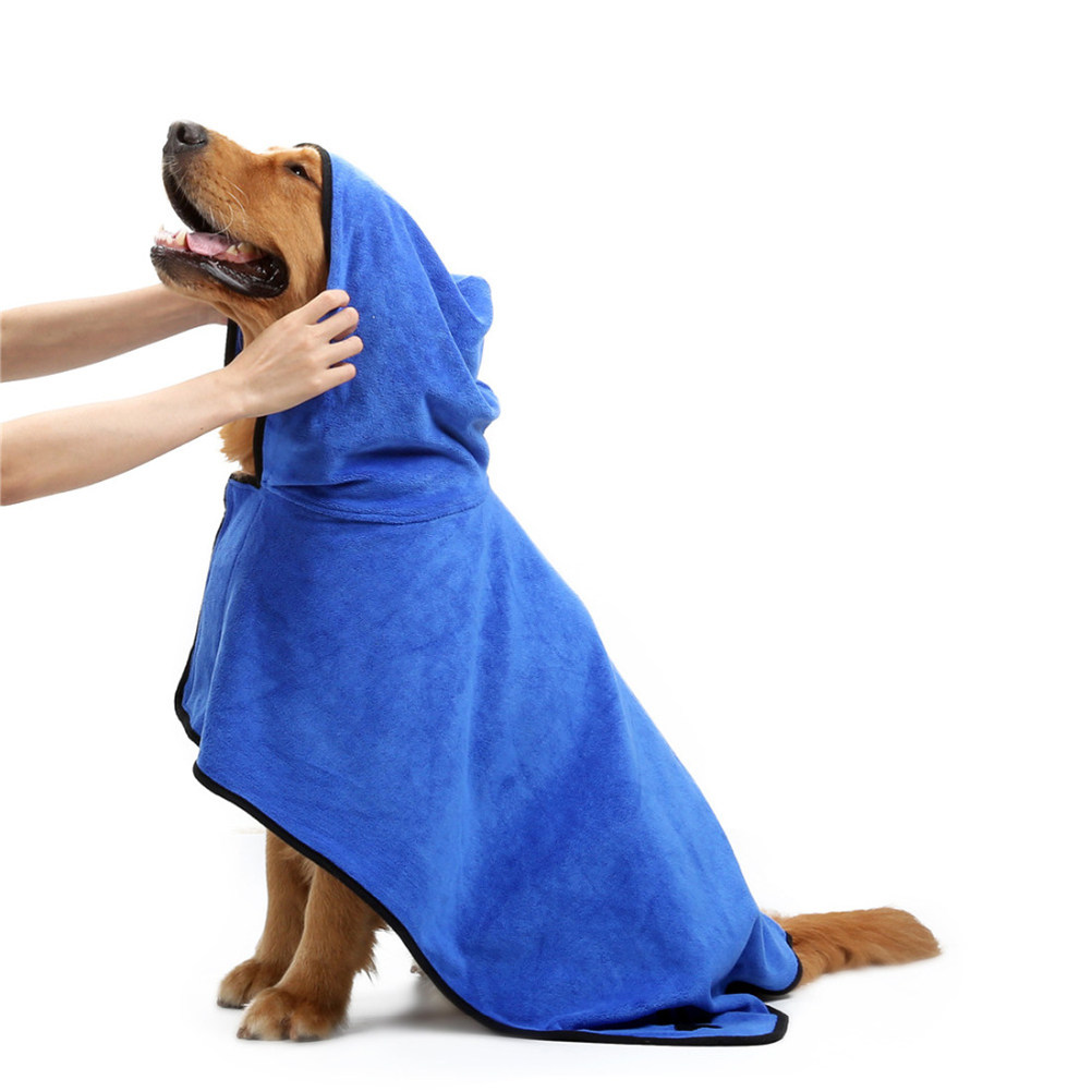 Microfiber Car Drying Towel Super Absorbent - Jubah Mandi Hewan Peliharaan dari Bahan