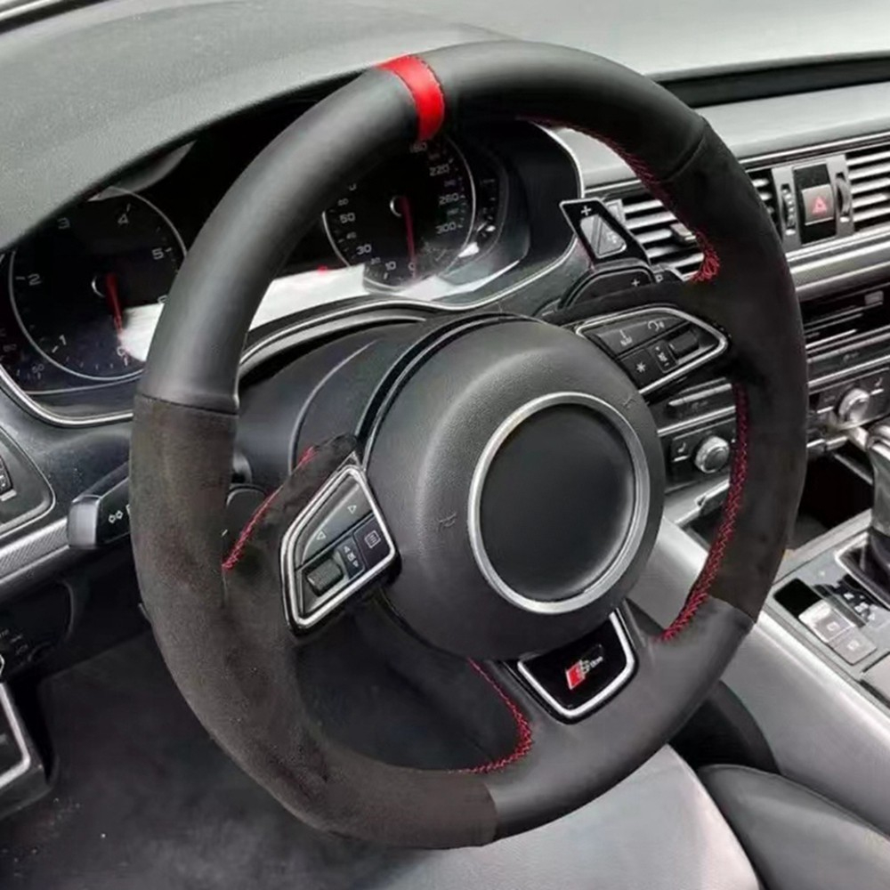 Car Steering Wheel Cover Anti Slip Breathable - Penutup roda kemudi mobil kepang untuk