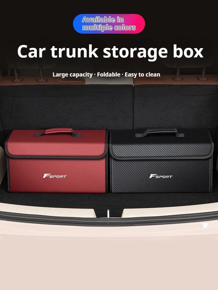 Untuk Lexus F Sport ES RX LS50 - Car Trunk Organizer Foldable Storage Box ulasan dan harga