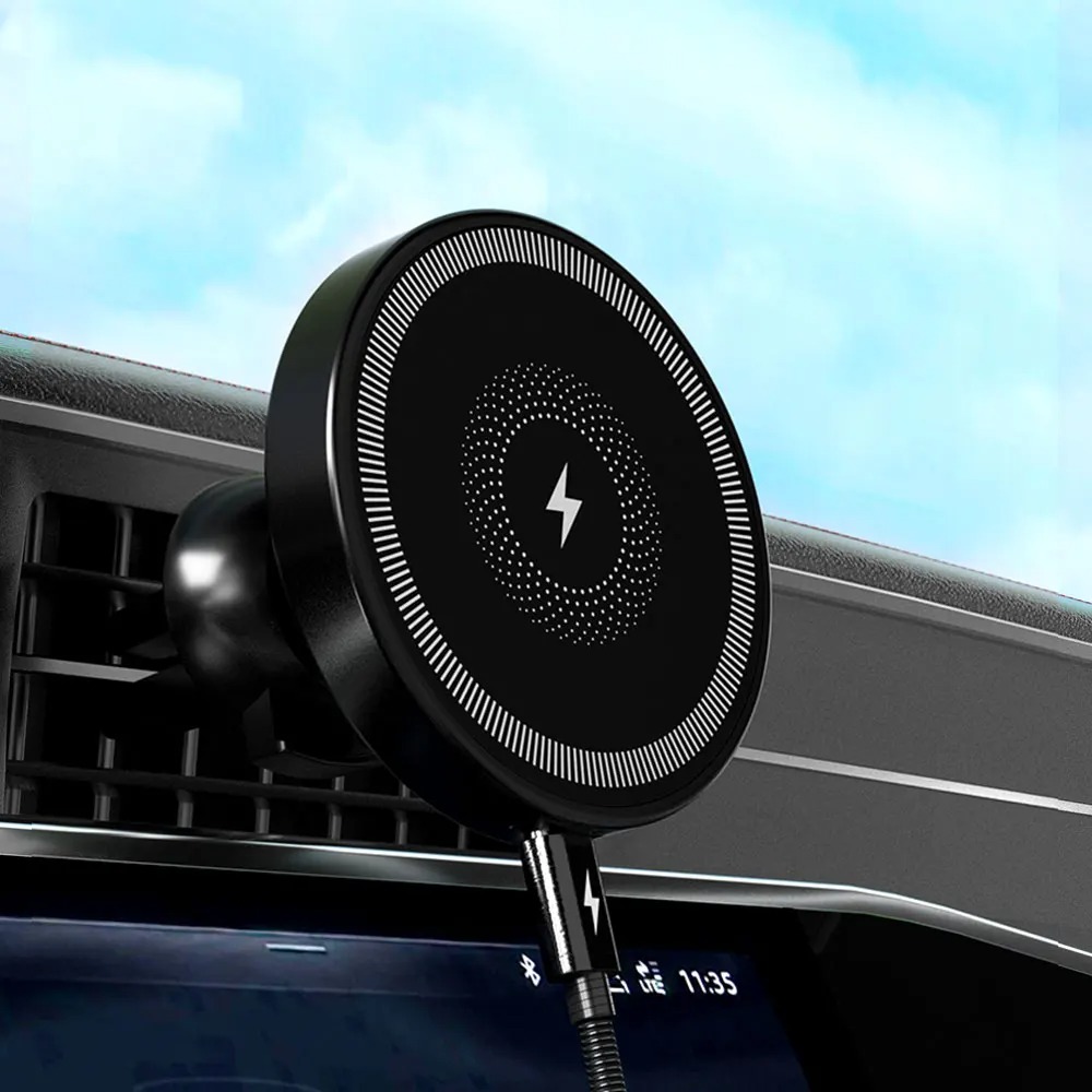 Pengisi Daya Mobil Nirkabel Ma - Magnetic Phone Holder For Car Vent ulasan dan harga