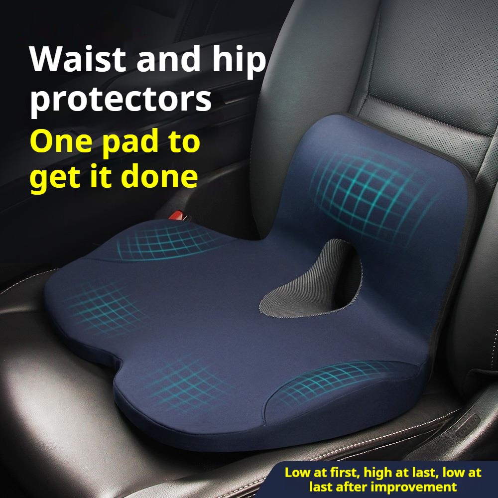 Bantal Kursi Booster Kursi Pen - Memory Foam Car Neck Pillow Lumbar Support ulasan dan harga