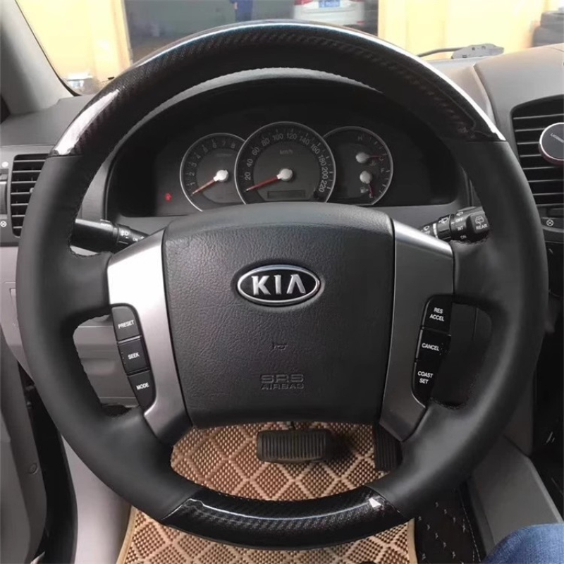 Untuk Kia Sorento 2003-2009 Sa - Car Steering Wheel Cover Anti Slip Breathable ulasan dan harga