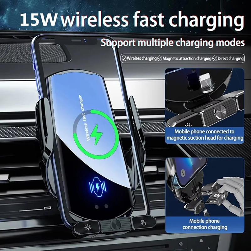 Pengisi Daya Nirkabel Mobil St - Magnetic Phone Holder For Car Vent ulasan dan harga