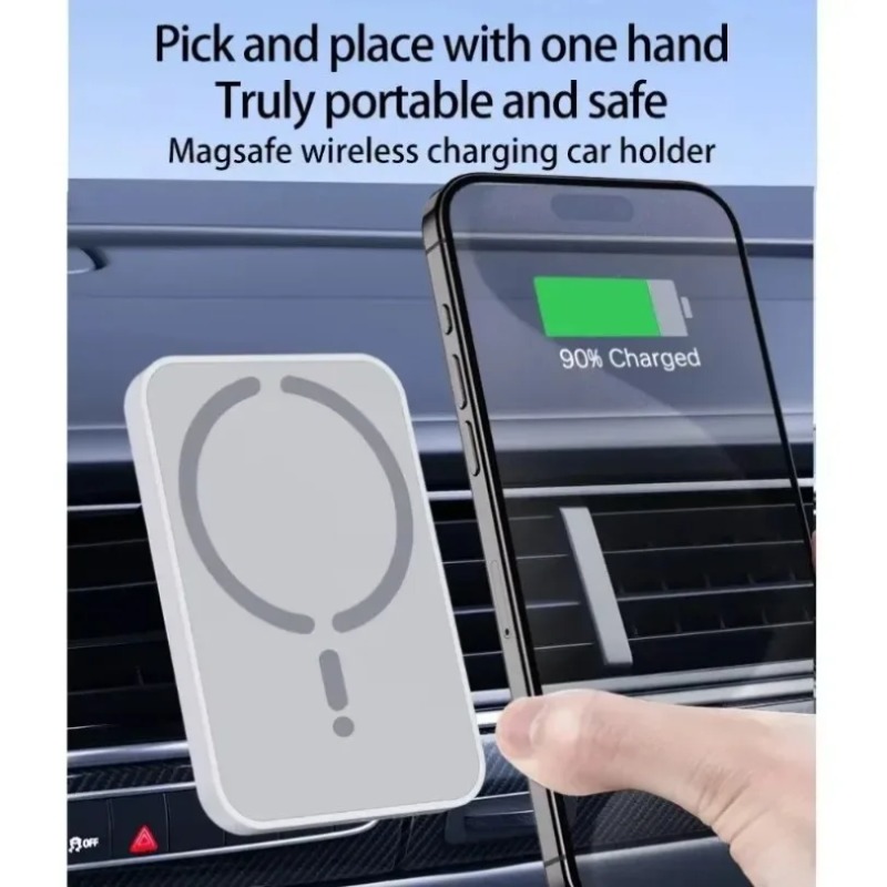 Pengisi Daya Nirkabel Magnetik - Magnetic Phone Holder For Car Vent ulasan dan harga