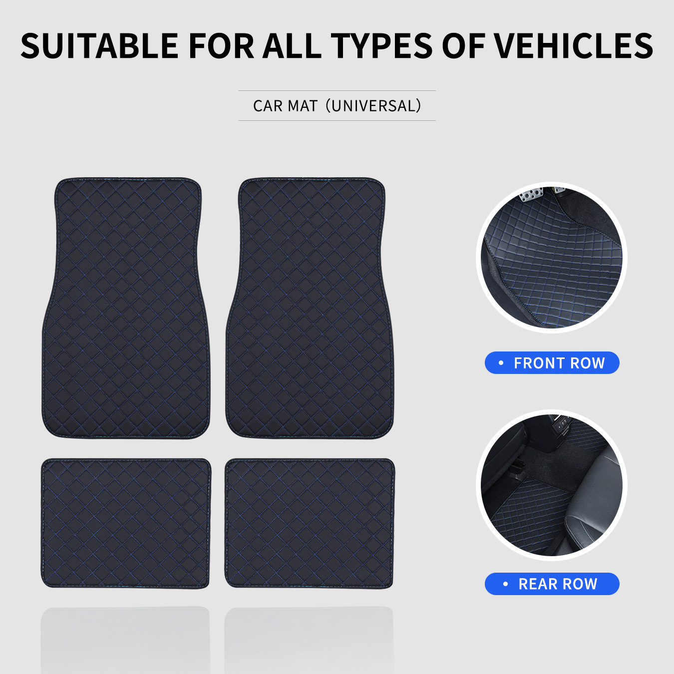 Karpet Lantai Mobil Set Lengka - Car Floor Mats Universal Waterproof Leather ulasan dan harga