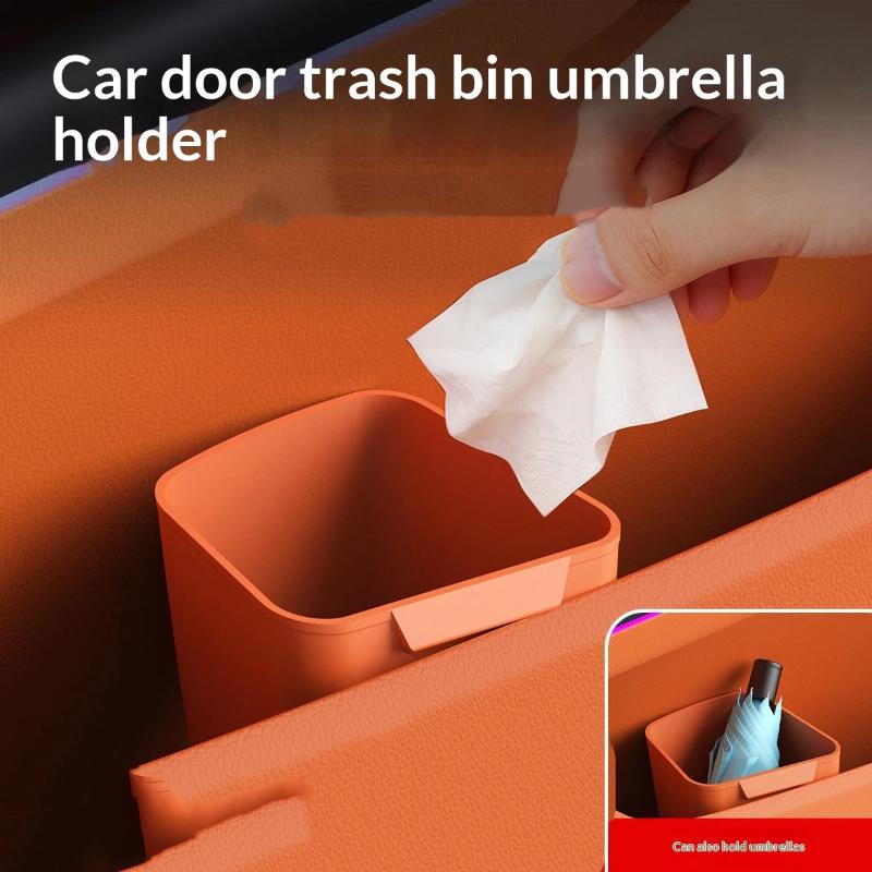 Kotak Penyimpanan Tempat Gelas - Waterproof Car Trash Can With Lid ulasan dan harga