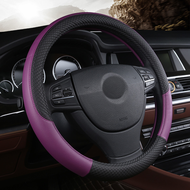 Sarung setir mobil kulit, Akse - Car Steering Wheel Cover Anti Slip Breathable ulasan dan harga