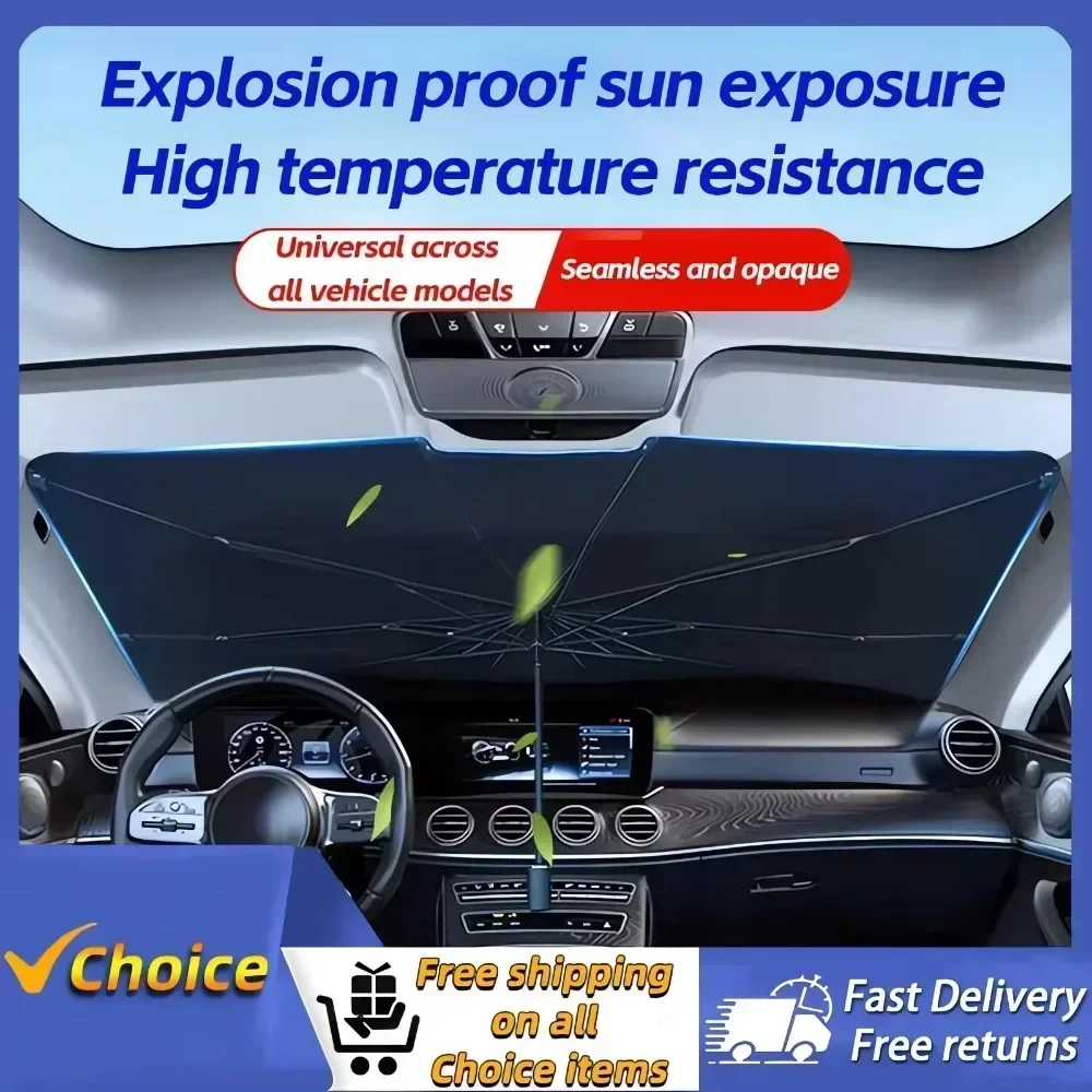 Penutup Kaca Depan Mobil, Payu - Car Sunshade Windshield Umbrella Foldable ulasan dan harga