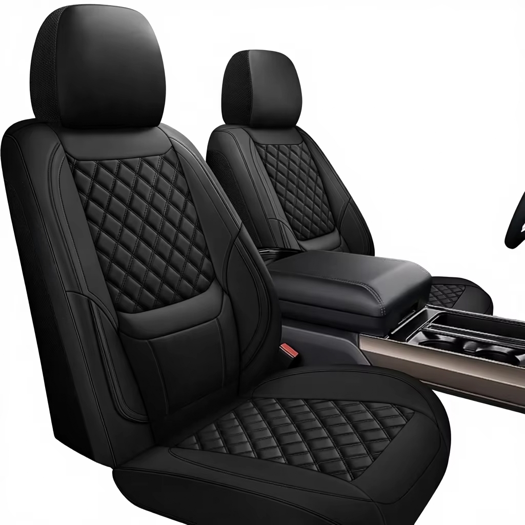 Sarung Jok Mobil Kulit Sinteti - Leather Car Seat Covers Full Set Universal ulasan dan harga