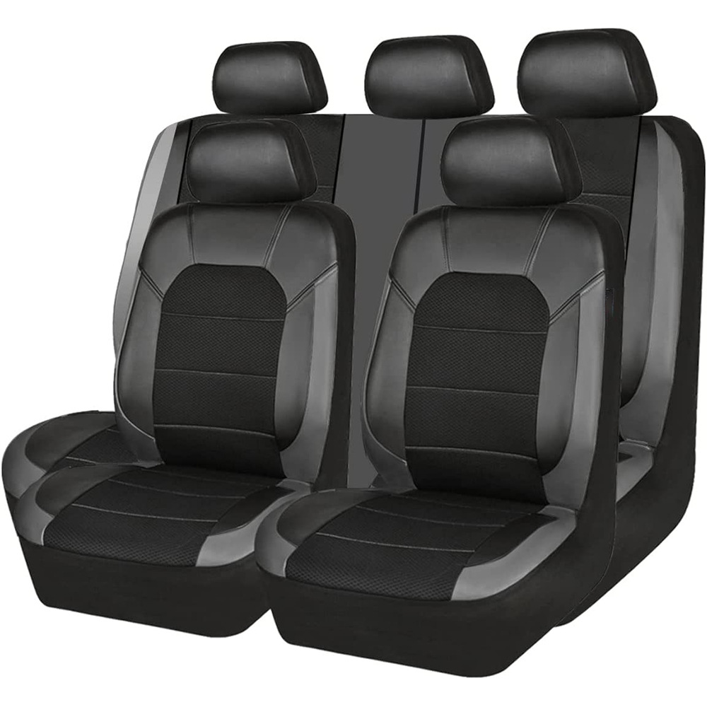9 buah/set sarung jok mobil ku - Leather Car Seat Covers Full Set Universal ulasan dan harga