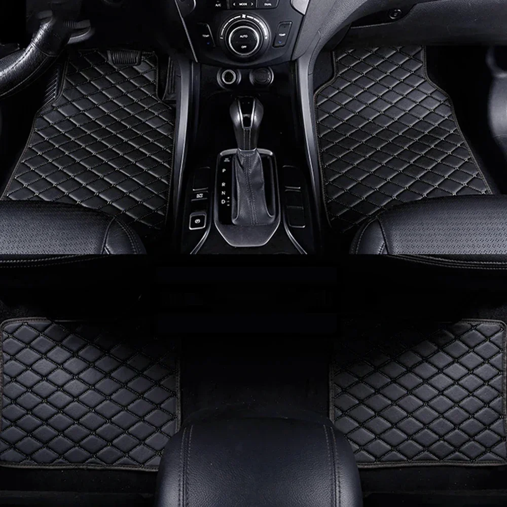 Karpet Lantai Mobil 4 Buah Kar - Car Floor Mats Universal Waterproof Leather ulasan dan harga