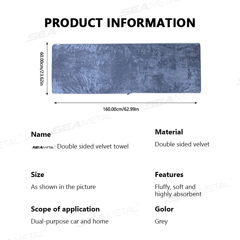 SEAMETAL handuk cuci mobil ser - Microfiber Car Drying Towel Super Absorbent ulasan dan harga