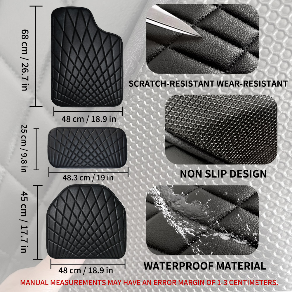 CAR PASS Universal 5PCS Karpet - Car Floor Mats Universal Waterproof Leather ulasan dan harga