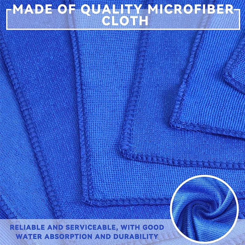 10/200PCS Kain Lap Mobil Mikro - Microfiber Car Drying Towel Super Absorbent ulasan dan harga