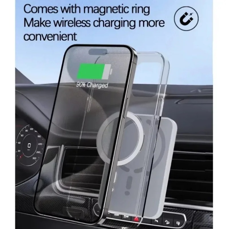 Pengisi Daya Nirkabel Mobil Ma - Magnetic Phone Holder For Car Vent ulasan dan harga