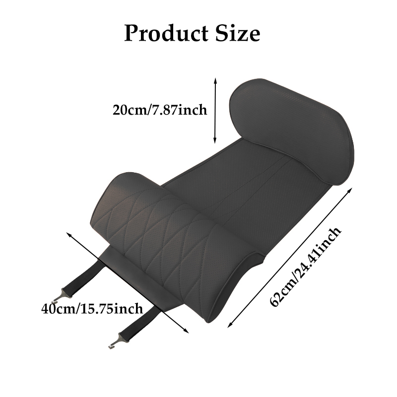 Penutup Jok Ekstensi Penyangga - Memory Foam Car Neck Pillow Lumbar Support ulasan dan harga