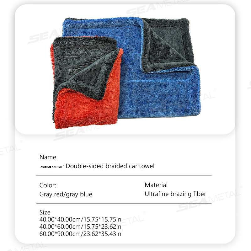 SEAMETAL 1200GSM Handuk Microf - Microfiber Car Drying Towel Super Absorbent ulasan dan harga
