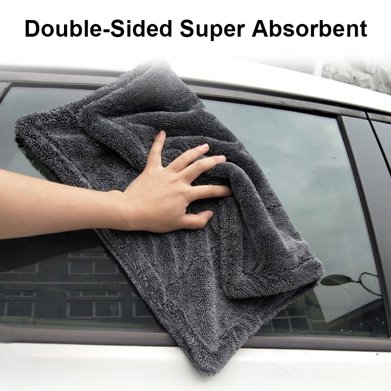 Handuk Cuci Mobil 1200GSM Micr - Microfiber Car Drying Towel Super Absorbent ulasan dan harga