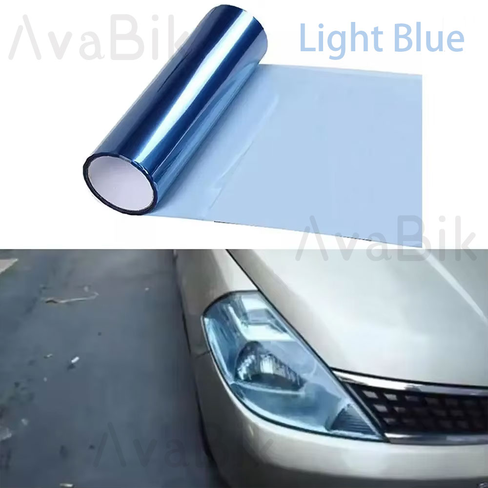 Film Warna Biru Lampu Depan Mo - Anti Glare Car Rearview Mirror Film ulasan dan harga