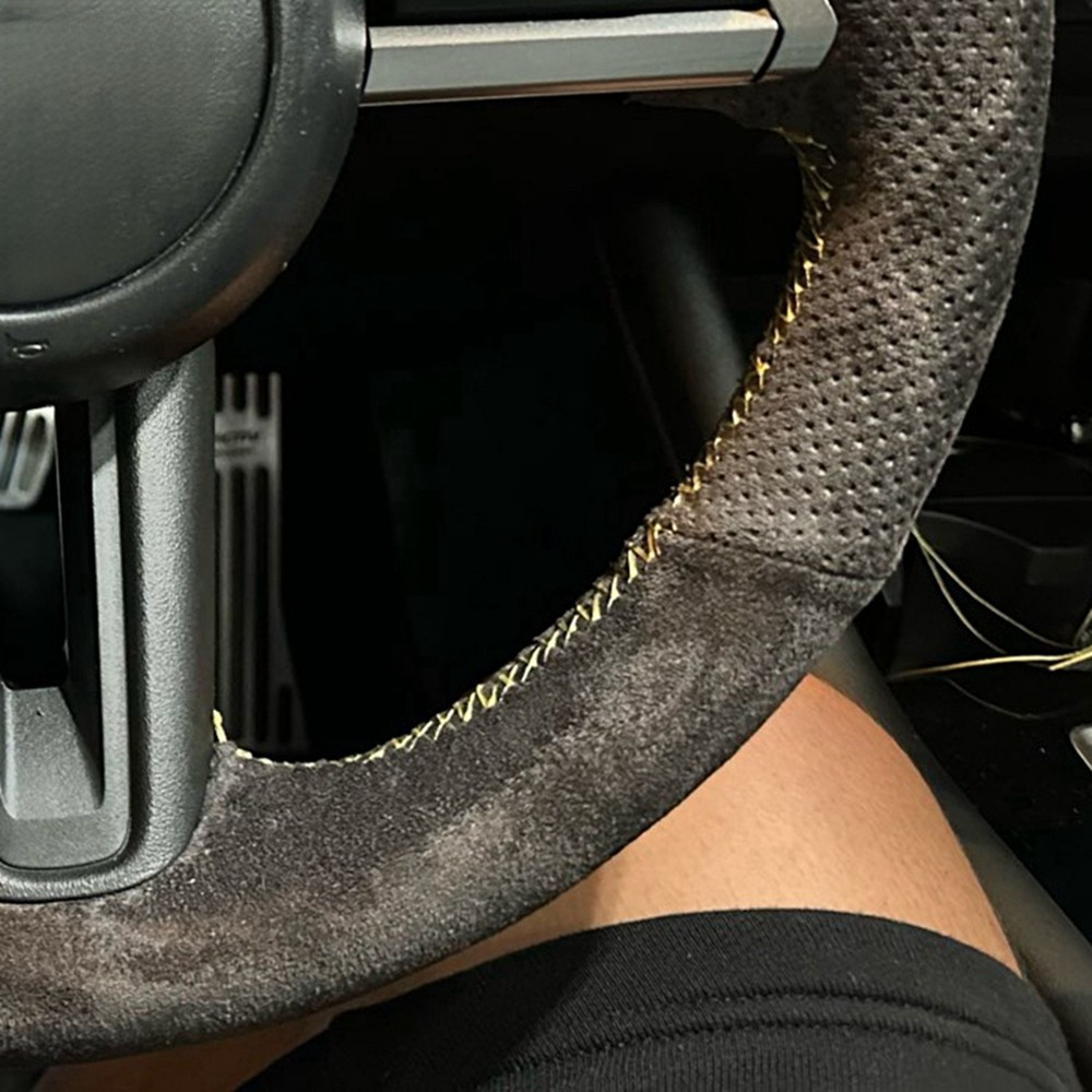 Sarung setir mobil kulit asli, - Car Steering Wheel Cover Anti Slip Breathable ulasan dan harga