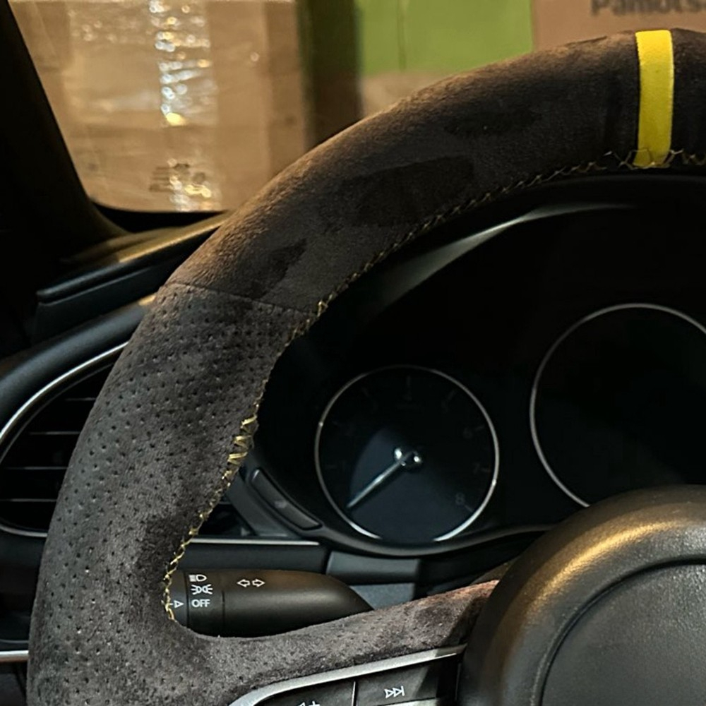 Sarung setir mobil kulit asli, - Car Steering Wheel Cover Anti Slip Breathable ulasan dan harga