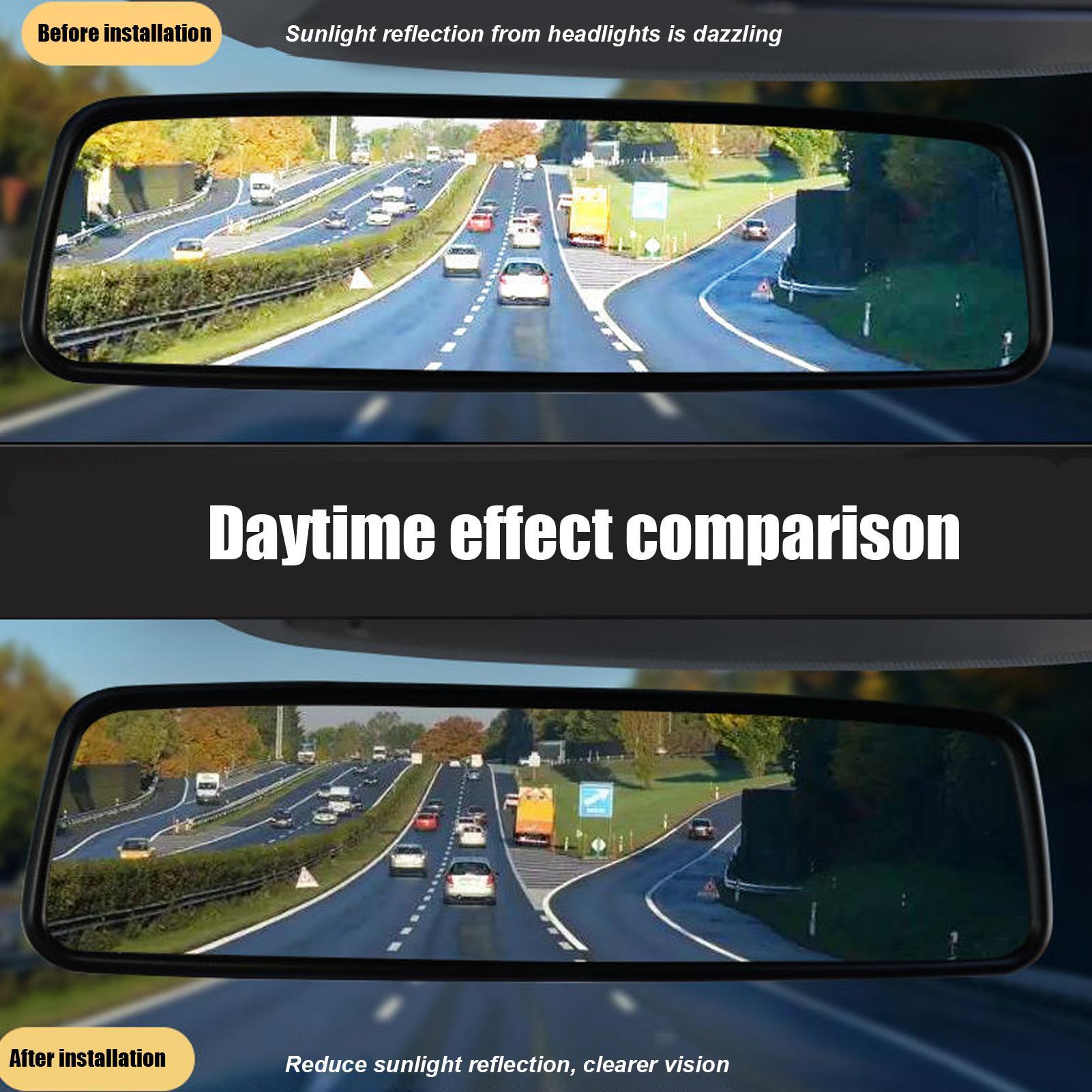 Film Anti-Silau dan Anti-Kabut - Anti Glare Car Rearview Mirror Film ulasan dan harga