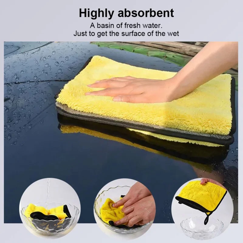 Handuk Pembersih Mobil Mikrofi - Microfiber Car Drying Towel Super Absorbent ulasan dan harga