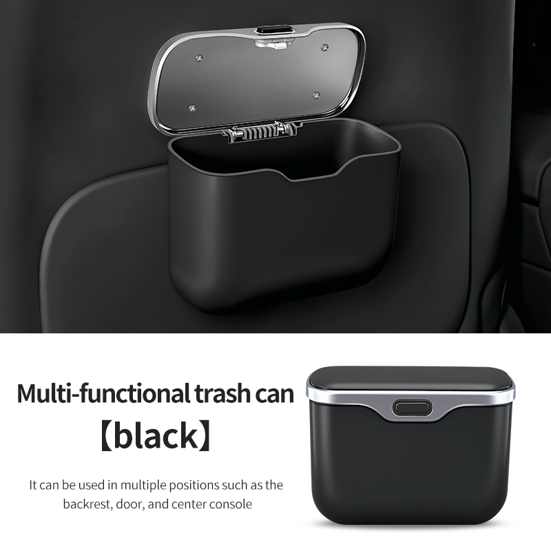Tempat sampah mobil dengan tut - Waterproof Car Trash Can With Lid ulasan dan harga