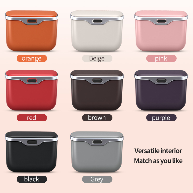 Tempat sampah mobil dengan tut - Waterproof Car Trash Can With Lid ulasan dan harga