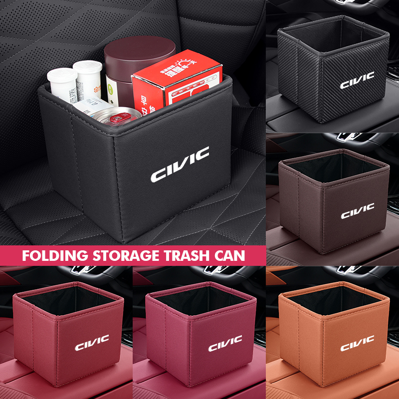 Tempat Sampah Mobil Tas Organi - Waterproof Car Trash Can With Lid ulasan dan harga