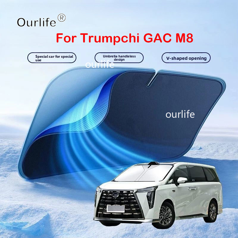 Untuk GAC Trumpchi M8 2026 202 - Car Sunshade Windshield Umbrella Foldable ulasan dan harga