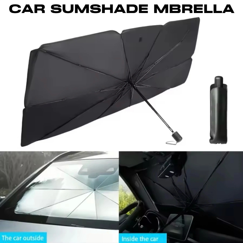 Payung Penutup Kaca Depan Mobi - Car Sunshade Windshield Umbrella Foldable ulasan dan harga