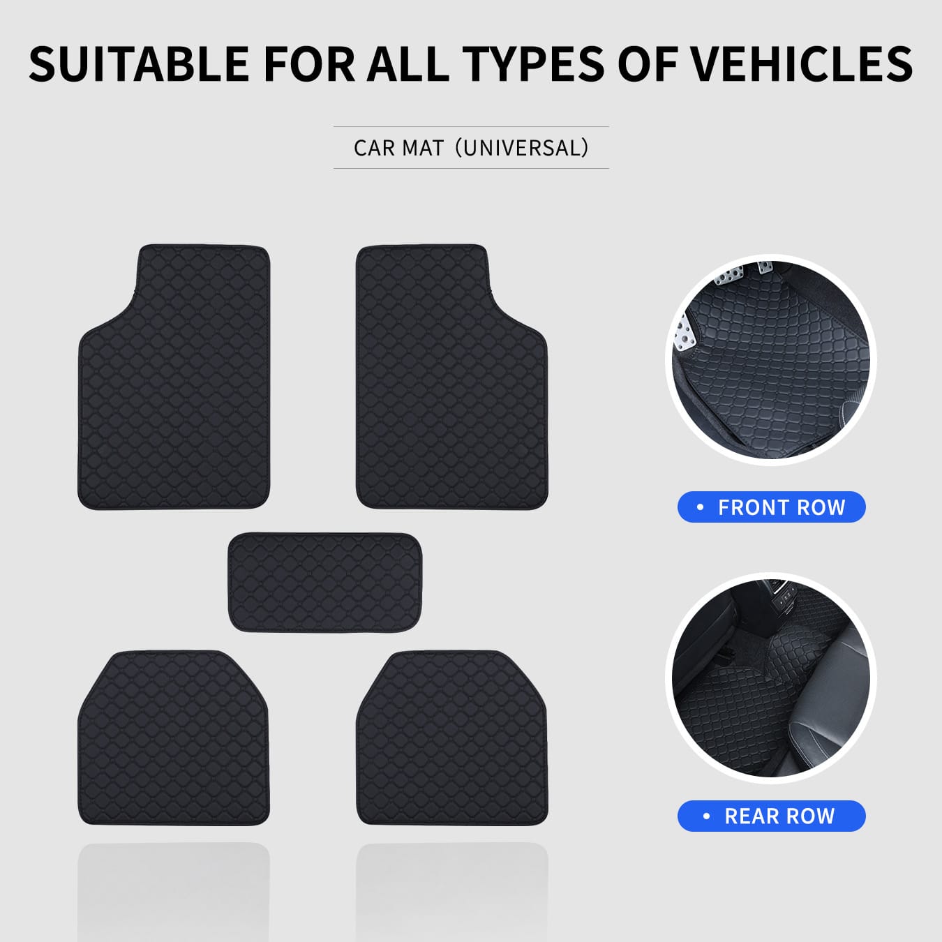 Karpet Lantai Mobil Set Lengka - Car Floor Mats Universal Waterproof Leather ulasan dan harga