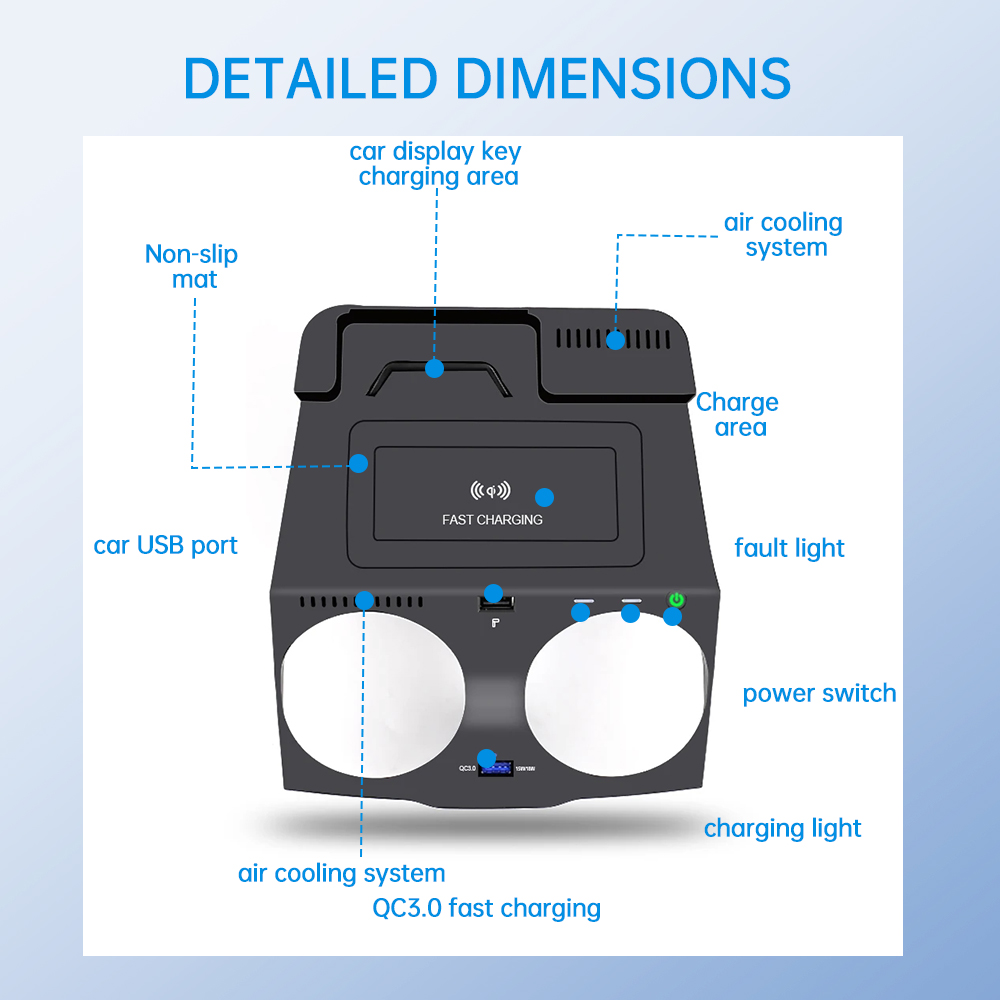 Untuk BMW Seri 5 6 G30 G38 G32 - Wireless Car Charger Mount Fast Charging ulasan dan harga