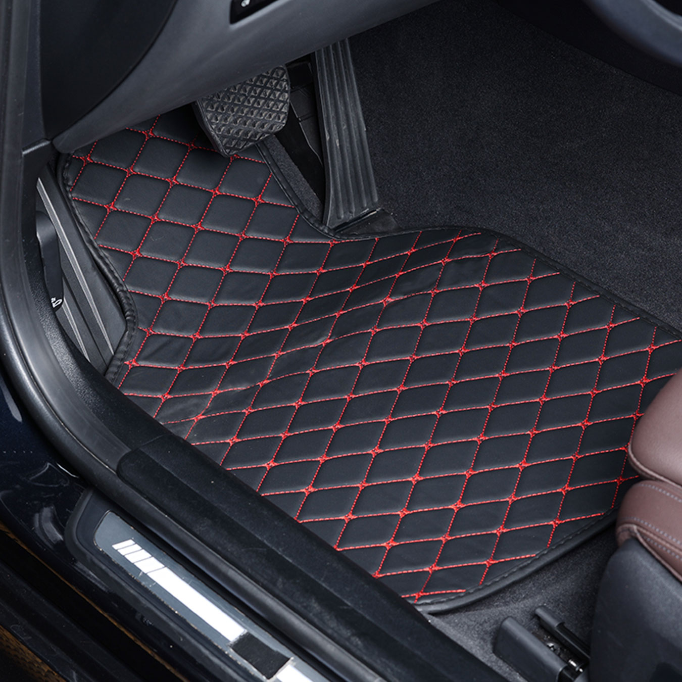 Set Lengkap Karpet Lantai Mobi - Car Floor Mats Universal Waterproof Leather ulasan dan harga