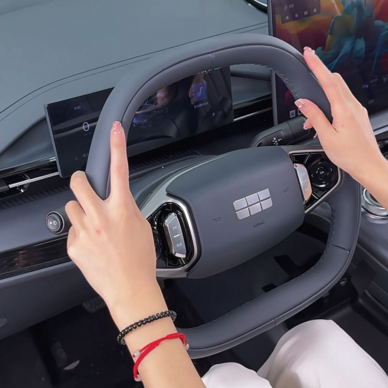 Untuk Geely Galaxy E5 EX5 2024 - Car Steering Wheel Cover Anti Slip Breathable ulasan dan harga