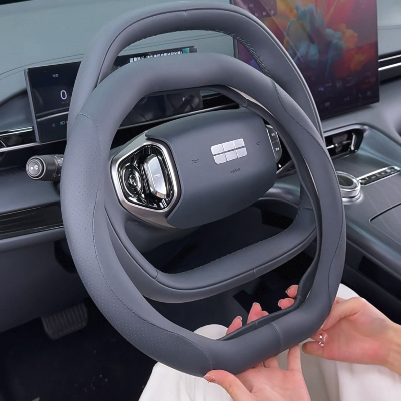 Untuk Geely Galaxy E5 EX5 2024 - Car Steering Wheel Cover Anti Slip Breathable ulasan dan harga