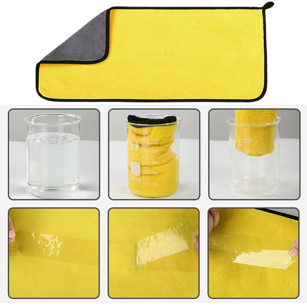 Handuk pembersih Microfiber, h - Microfiber Car Drying Towel Super Absorbent ulasan dan harga